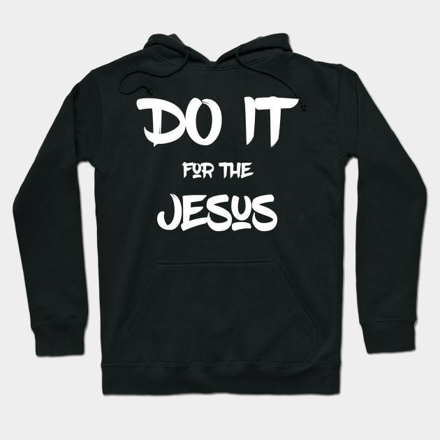 Kim's Convenience - Do it for the Jesus - White Hoodie by Galeaettu